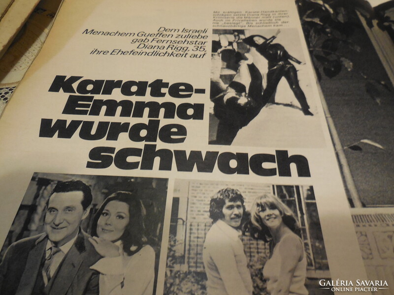 BUNTE - colorful West German magazine  from ..1973 , interesting stories , beautiful photos