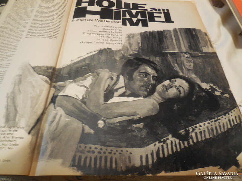 BUNTE - colorful West German magazine  from ..1973 , interesting stories , beautiful photos