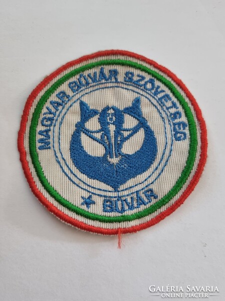 Magyar Búvár Szövetség vintage felvarró / embléma - régi, ritka