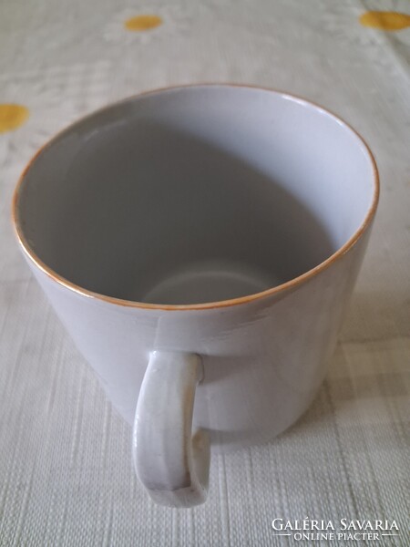 Ritka mintájú vadrózsás Zsolnay porcelán bögre- retro jelzett db
