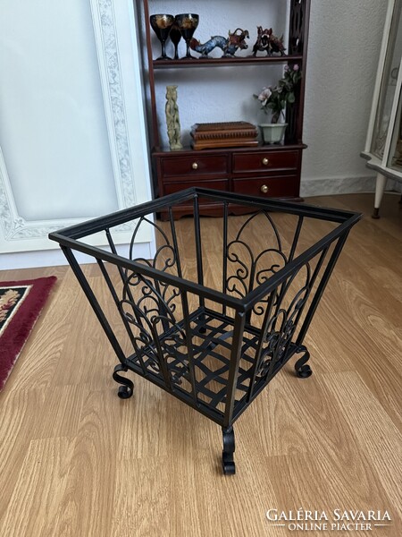 Spectacular large wrought iron  flower stand.