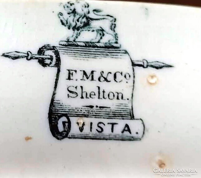 F. M. & Co. Shelton VISTA palakék étkészlet