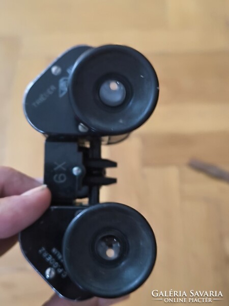 Antik Német katonai tàvcső 1903 környékén Germany, CP Goerz, 6x. Milike, videó !