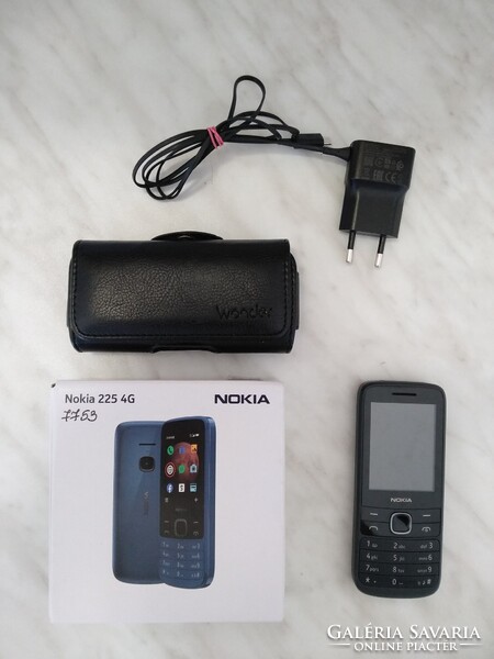 Nokia dual sim 225 4G telefon övre is kapcsolható bőr tokkal