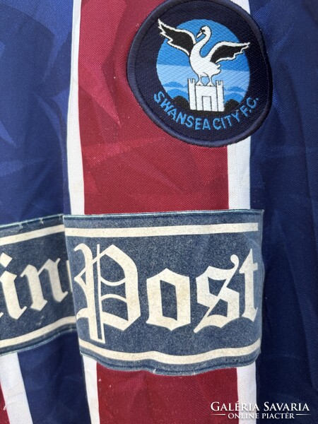 Swansea Le Coq Sportif Vintage 1996 Futball Mez XL