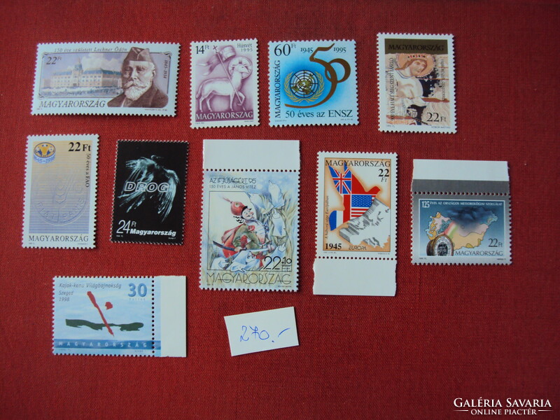 Magyar postatiszta bélyegek blokkok névértéken eladók-Sz-4