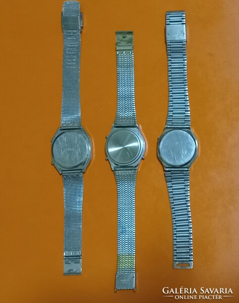 GYüjteményeimből ELADÓAK 3 db Retro Quartz órák, a 60-70-es évekből  !Mind müködik !
