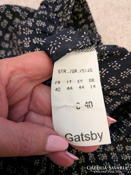 GATSBY  márkás VINTAGE női M-es 38-40-es viszkóz anyagú nyári maxi szoknya