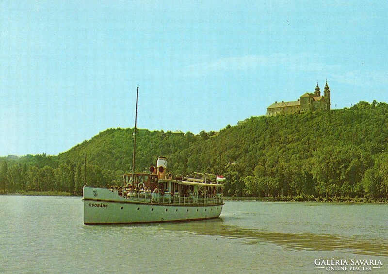 Képeslap: Hajók. Balaton.