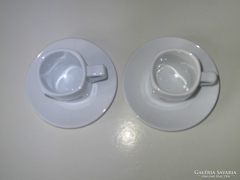 Segafredo porcelán kávés csésze + alj ( 2 db. csésze +2 db. alj )