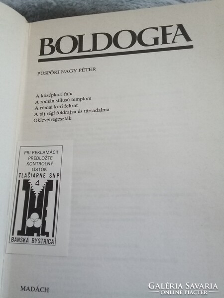 Püspöki Nagy Péter: Boldogfa