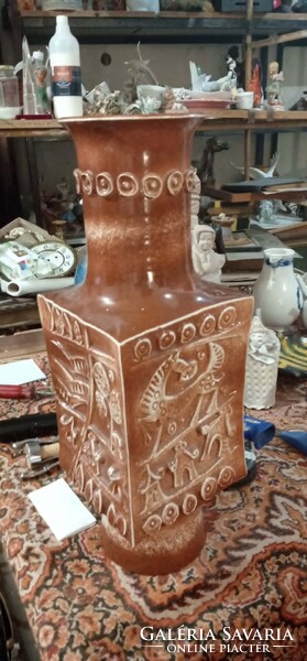 Ditmar Urbach art deco kerámia padlóváza 447