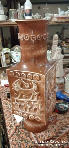 Ditmar Urbach art deco kerámia padlóváza 447