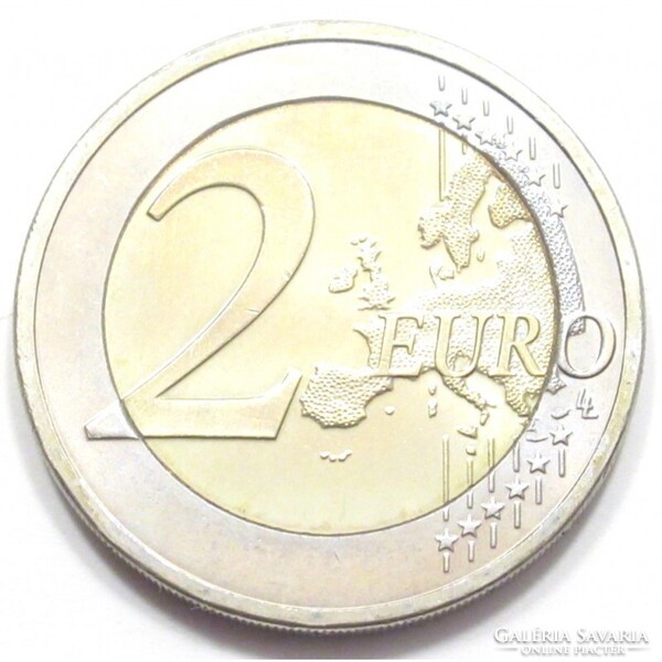 Olaszország,2 euro 2009 - Louis Braille a Braille-írás feltalálója aUNC+ ötvözet