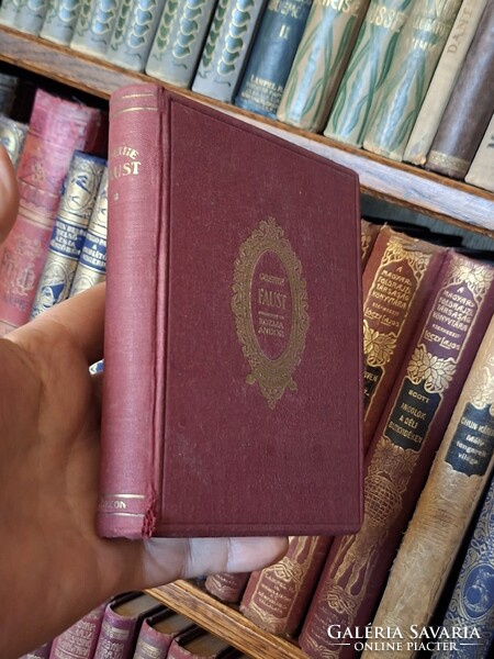1924--bibliofil-GOETHE: FAUST  I.-II.  (egy kötetben) PANTHEON -ritka gyűjtői darab ! KOZMA LAJOS f.