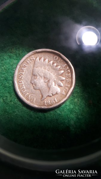 USA  INDIÁNFEJES 1 CENT 1881 (RITKA)