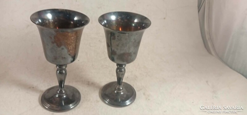 Feliratos, ezüstözött boros kelyhek 451