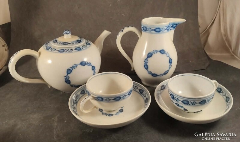 Antik eredeti meisseni 1774- ben készült porcelán kávés készlet 461