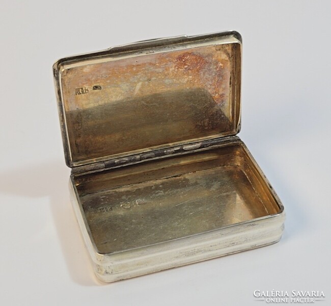 19th Century Russian Imperial Niello Silver Cigarette Case / Tobacco Container - 1824!!