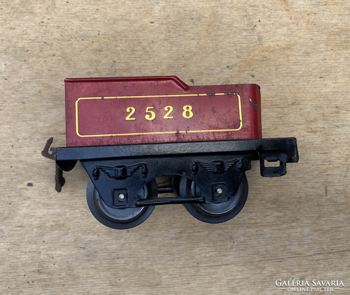Hornby modellvasút bádog mozdony szerkocsival