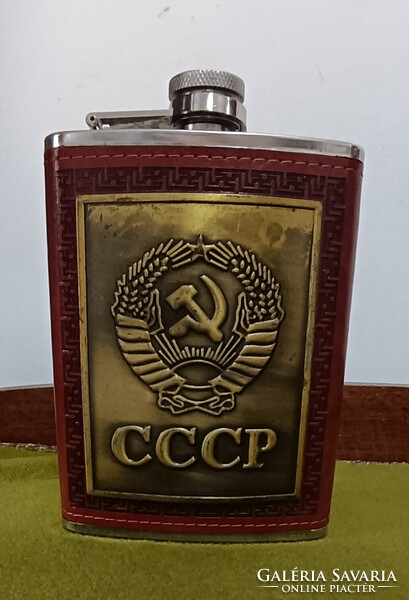 CCCP feliratos italos flaska 3 kupicás pohárkával