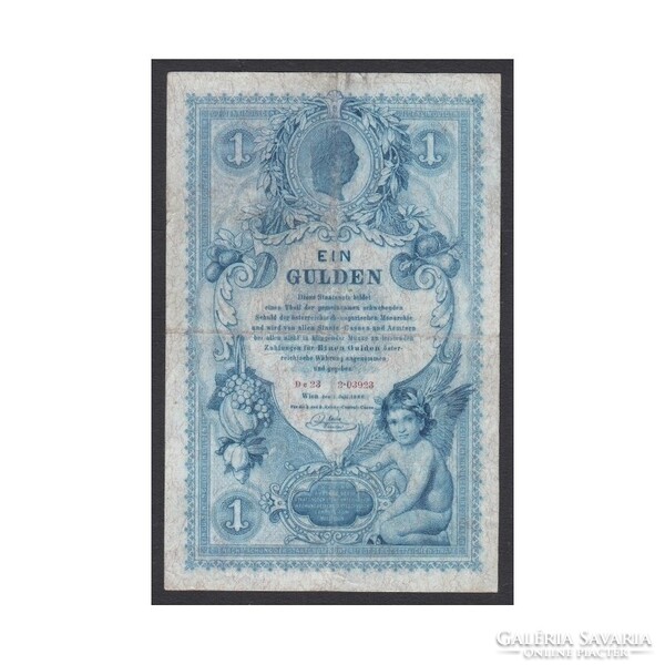 Magyarország,1 forint/gulden 1888 VF