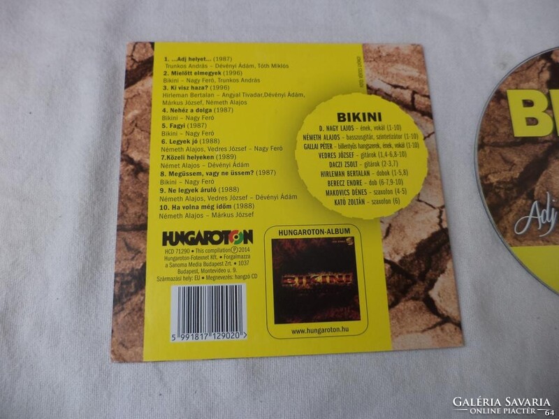 Bikini - Adj helyet magad mellett CD (7231)