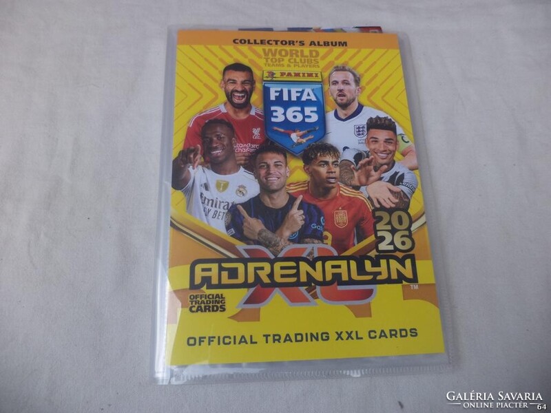Fifa 365 Adrenalyn XXL 2026 album 13 kártyával (7121)