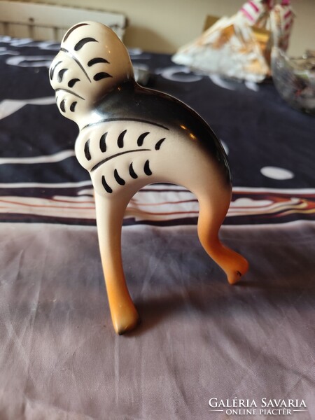 Ritkaság! Art deko porcelan strucc