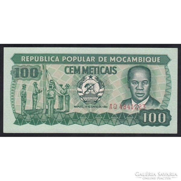 Mozambik,100 meticais 1983 UNC