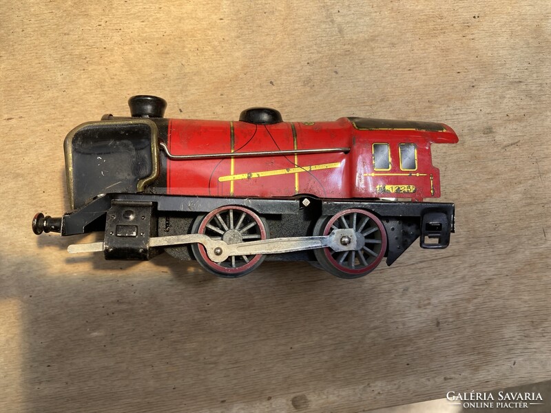 Hornby modellvasút bádog mozdony szerkocsival