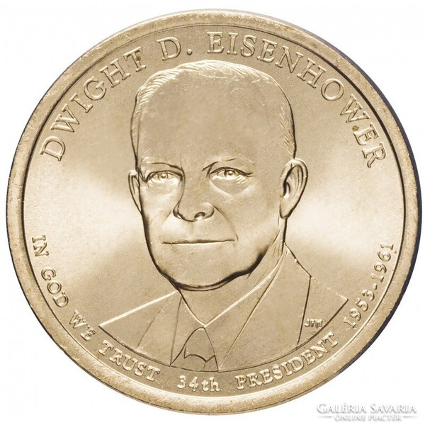 USA,1 dollar 2015 P - Dwight D. Eisenhower aUNC+