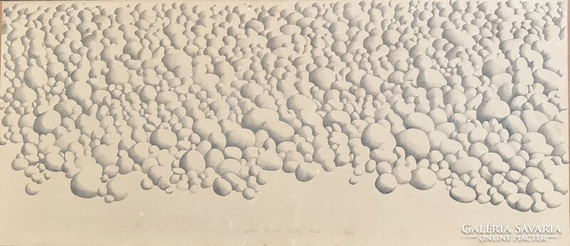 Péter Molnár 1943 - 2023 Original Large Artwork from 1988