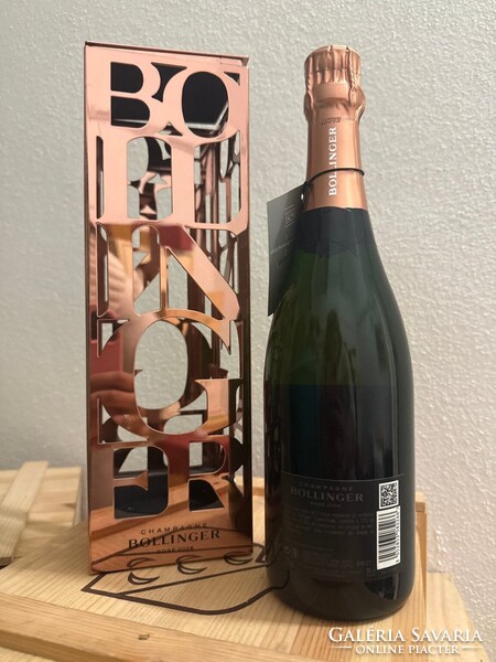 CHAMPAGNE CLUB - Bollinger 2006 Cuvée Rosé Brut Vintage Champagne Eredeti Fém Díszdobozban