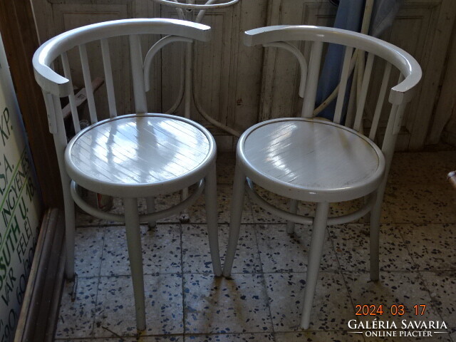 PÁR !! RÉGI VINTAGE PROVENCE THONET TÍPUSÚ KARSZÉK KAROS SZÉK PATKÓSZÉK