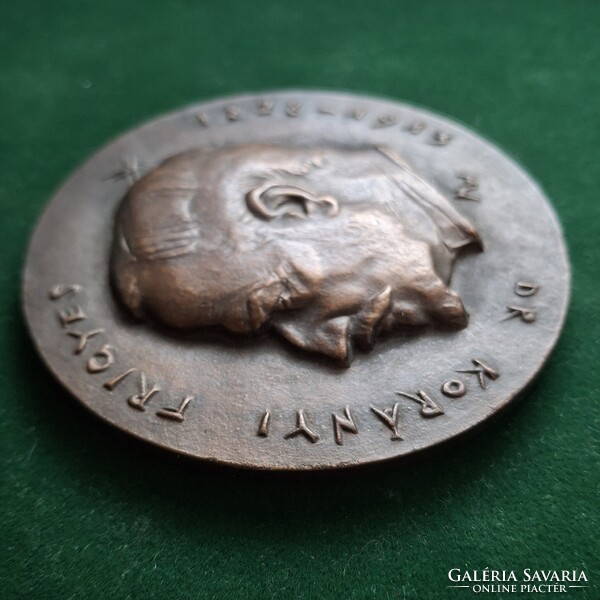 Madarassy Walter: Dr. Korányi Frigyes, bronz érem, 1963