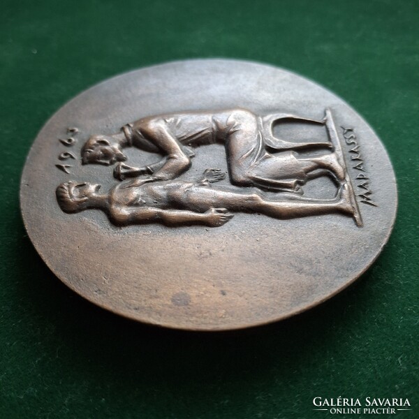 Madarassy Walter: Dr. Korányi Frigyes, bronz érem, 1963
