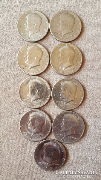 1971-D Kennedy fél dollár – 9 db elérhető