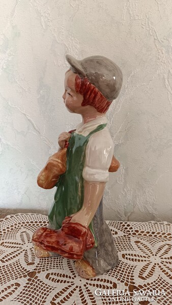 Cipészinas kerámia szobor H. Ráhmer Mária