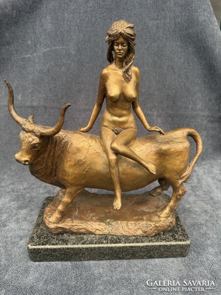 Babusa János”Európa elrablása” bronz szobor