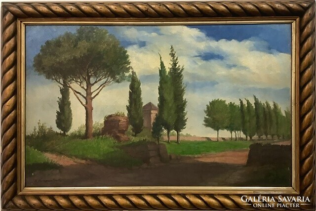 BARABÁS GIZELLA (1893-1985): RÓMA VIA APPIA ANTIKA