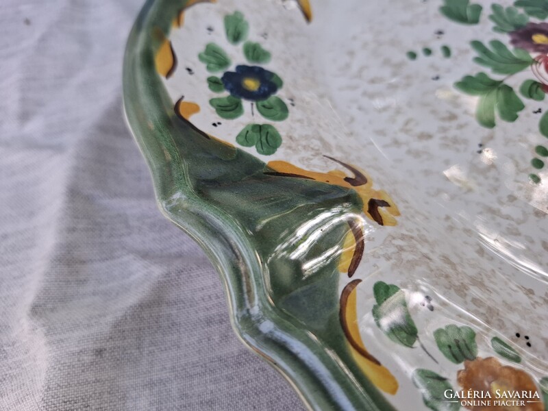 Vintage Kirsch Keramik kézzel festett dísztál / fali tányér (32 cm)