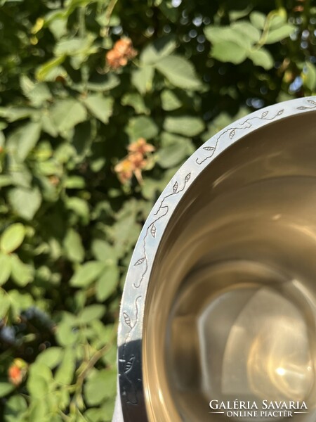 CHAMPAGNE CLUB - KRUG Champagne – François Bauchet által tervezett ón pezsgőhűtő veder – Első kiadás