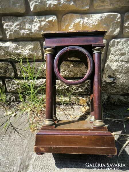 Biedermeier kandalló óra asztali óra  doboz hàz tok szekrény fàból