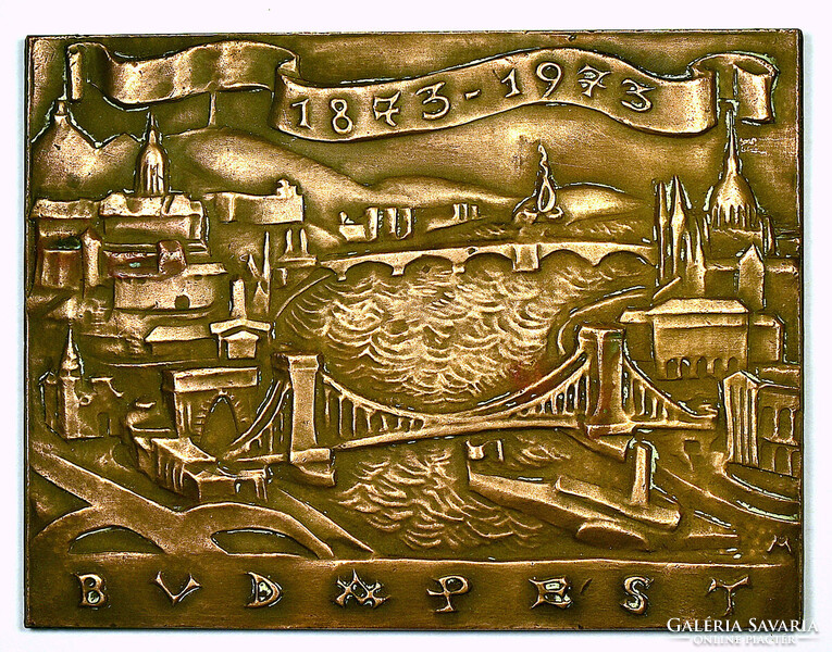 Madarassy Walter (1909–1994): Városegyesítési Emlékplakett 1973