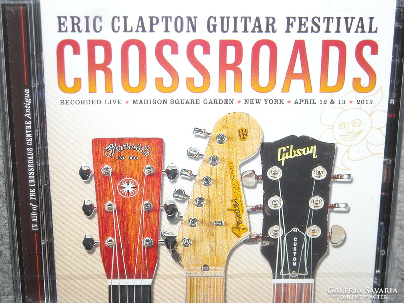 Eric Clapton guitar festival CROSSROADS New York april 12&13 2013 2cd CD ÚJ gyári bontatlan
