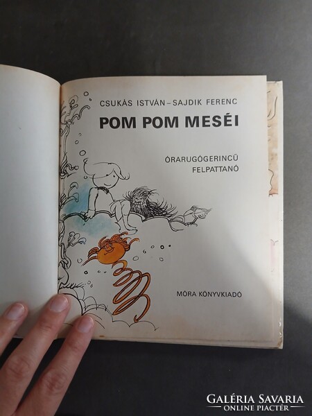 Csukás István, Sajdik Ferenc - Pom Pom meséi - Órarugógerincű felpattanó,1987