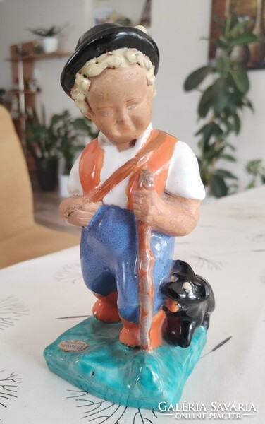 Szécsi Jolán kerámia figura cca16 cm