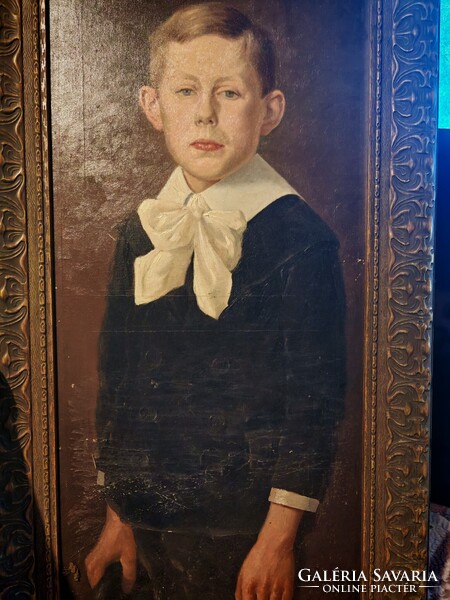 Lammel Antal (1872–1945) gyermek portré