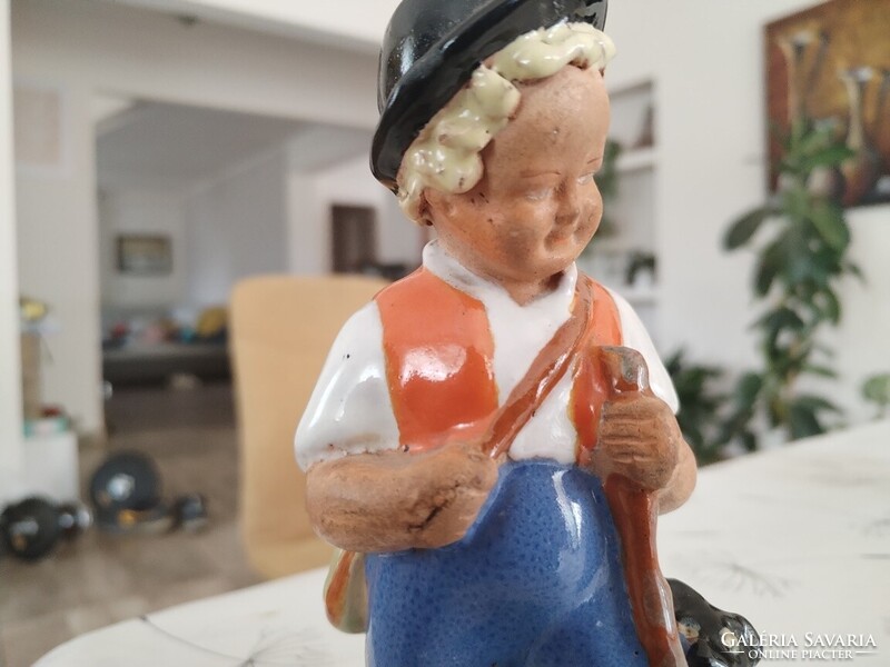 Szécsi Jolán kerámia figura cca16 cm